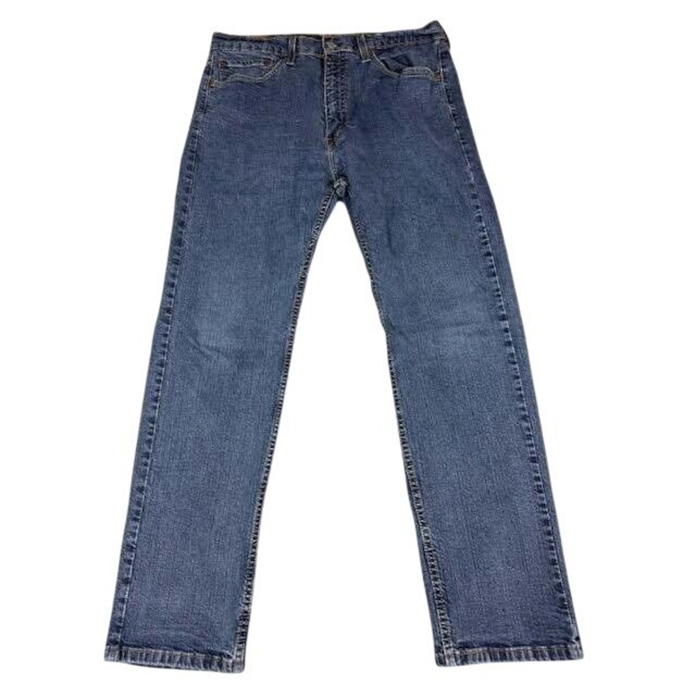 Levi's Jeans Mens 32x29 505‎ Regular Fit Straight Leg Medium Wash Blue Denim - Picture 9 of 9